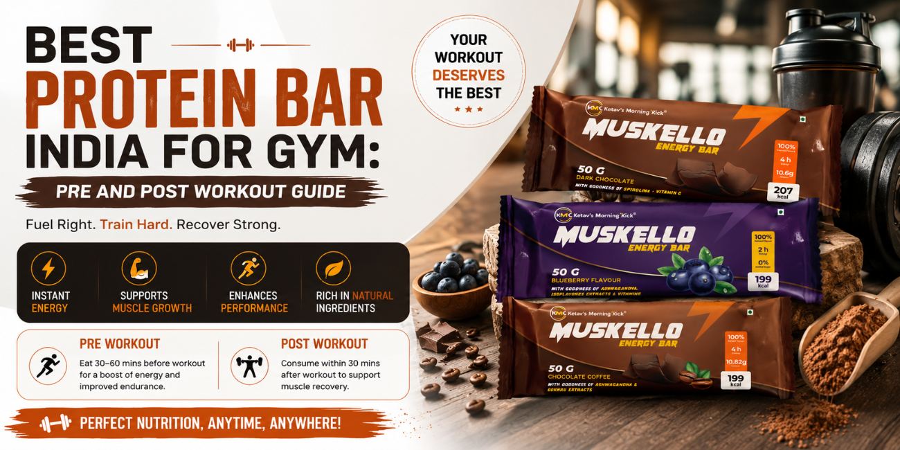 Best Protein Bar India for Gym: Pre and Post Workout Guide