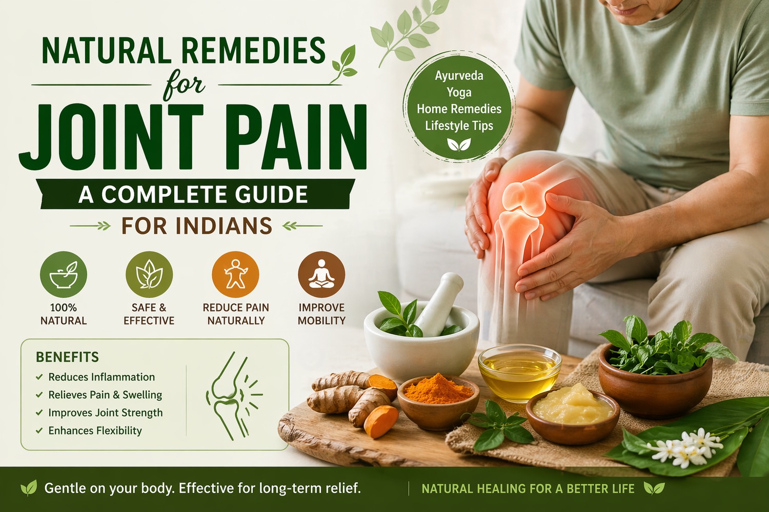 Natural Remedies for Joint Pain: A Complete Guide for Indians