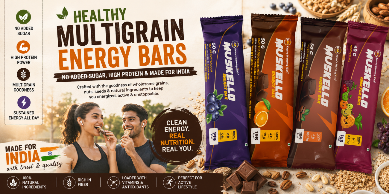 Multigrain energy bars
