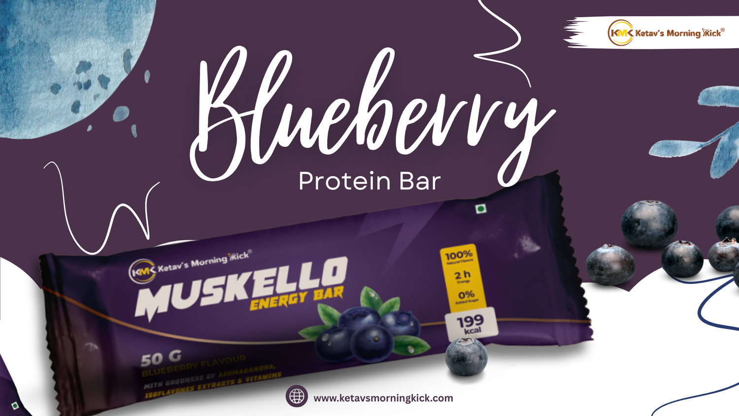 Blueberry Protein Bar