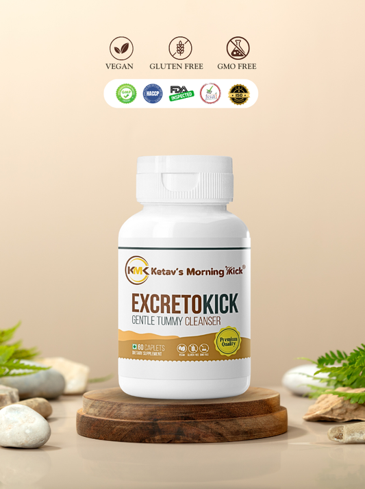 EXCRETOKICK - This Constipation supplement is gentle Tummy cleanser and safe