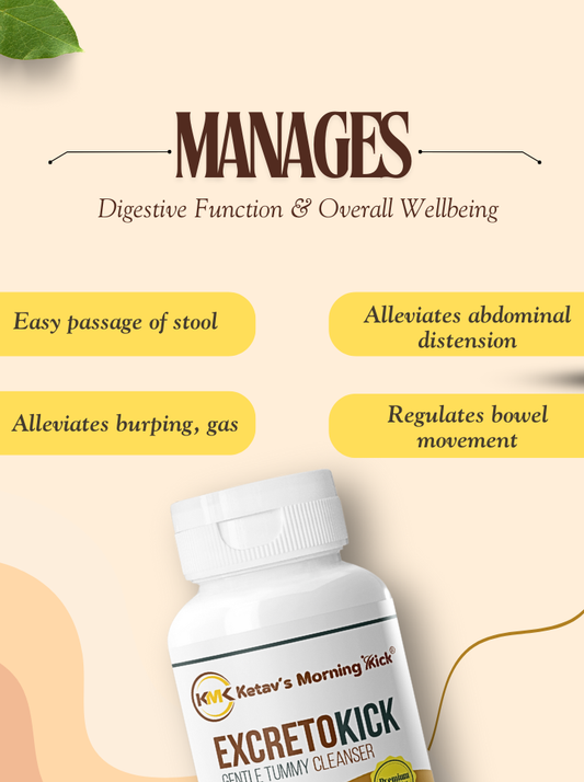 EXCRETOKICK - This Constipation supplement is gentle Tummy cleanser and safe