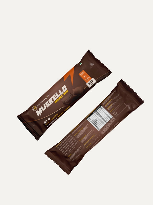 Muskello Energy Bar Spirulina and Vitamin C Dark Chocolate