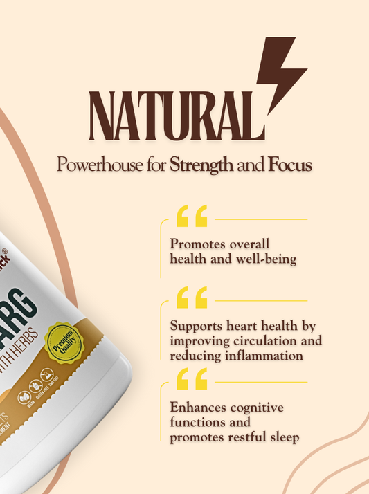 OPTILARG - L- Arginine Supplement With Rejuvenating herbs Ginseng, Gingko and Ashwagandha
