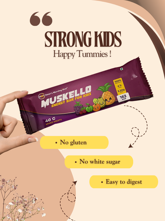 Muskello Energy Bar (Multigrain, Mixed Fruit Bar – Kids Bar)