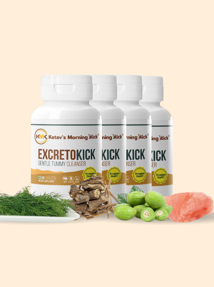 EXCRETOKICK - This Constipation supplement is gentle Tummy cleanser and safe