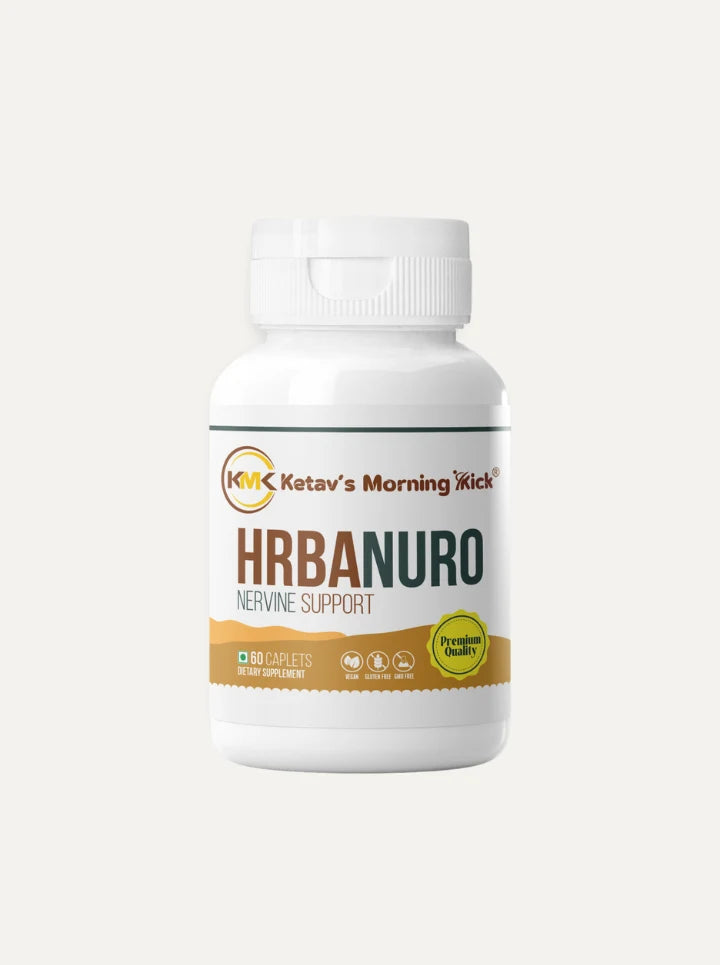 HRBANURO - Nervine Support Supplement - Beta Carotene & B-Complex with Neurotonic herbs