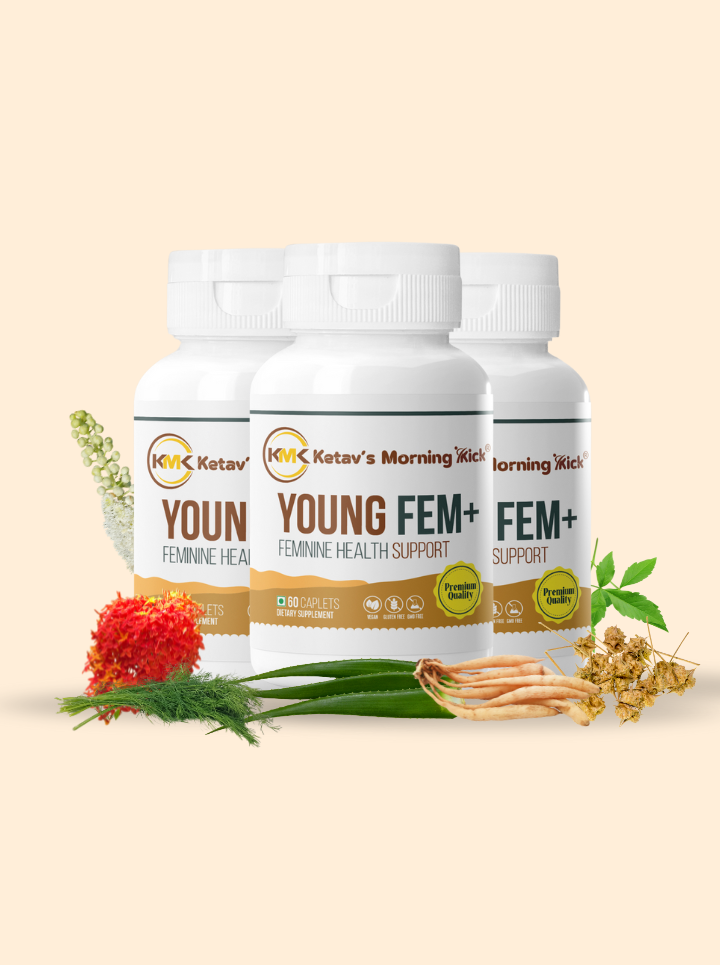 YOUNG FEM - Feminine Health Supplement - Natural Restorative aid for Reproductive health of a female
