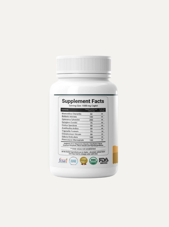 GLUCO KICK - A Safe Antidiabetic Supplement With the Goodness of Shilajit & Berberis