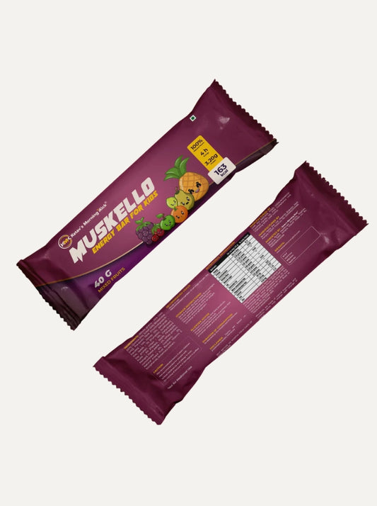 Muskello Energy Bar Multigrain Mixed Fruit Bar – Kids bar