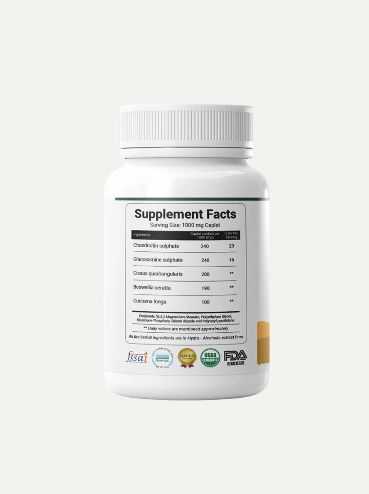 OPTIJOINT - Joint Support Supplement with Chondroitin, Glucosamine and Cissus For Joints Nourishment