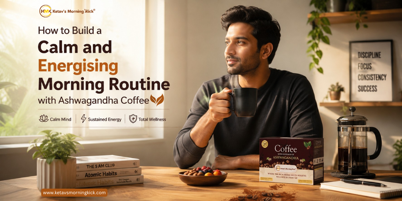 Energising Morning Routine with Ashwagandha Coffee