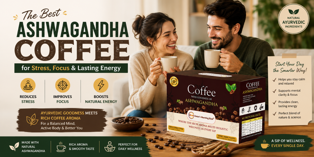The Best Ashwagandha Coffee for Stress, Focus & Lasting Energy