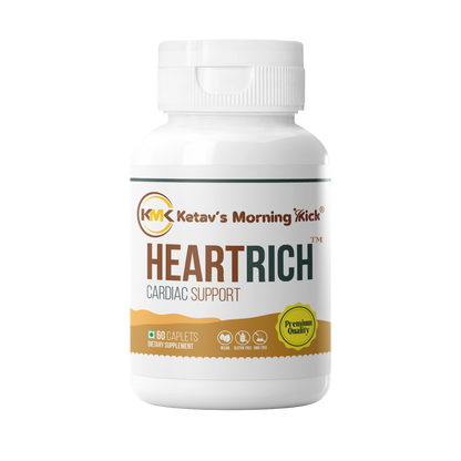 HEARTRICH - Cardiac support Supplement with CoQ 10 Calcium & Magnesium