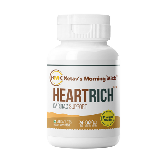 HEARTRICH - Cardiac support Supplement with CoQ 10 Calcium & Magnesium