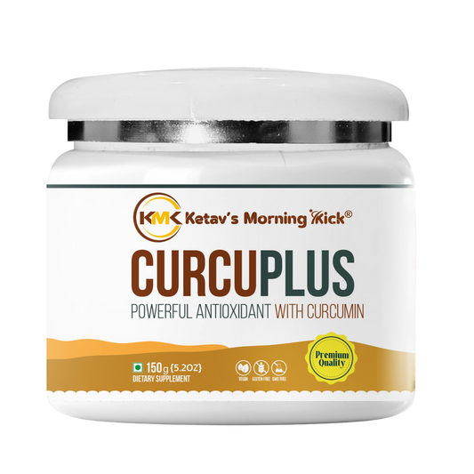 CURCUPLUS - Antioxidant Supplement Curcumin 95% & CoQ 10 with Optimum bioavailability