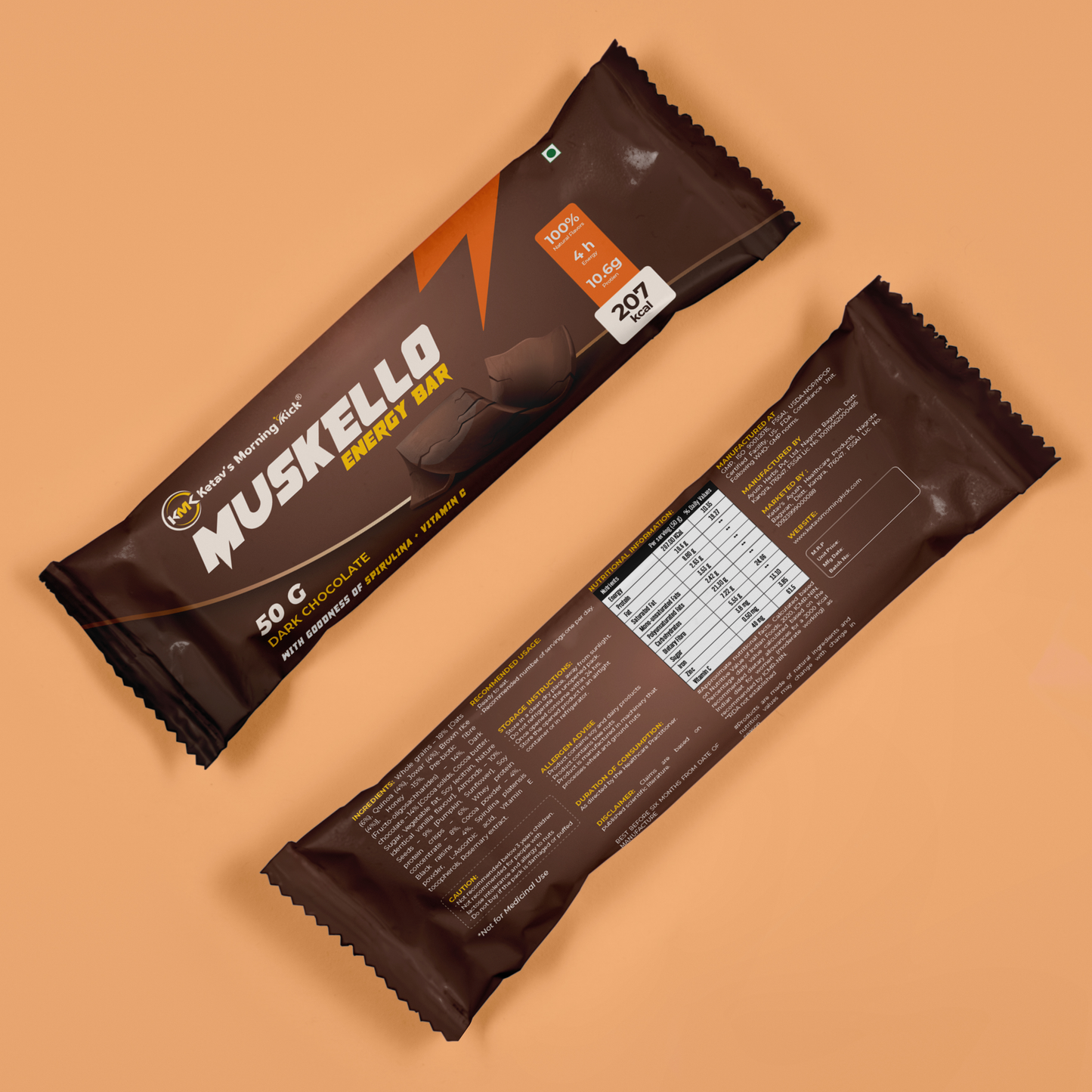 Muskello Energy Bar Box (10Pcs)