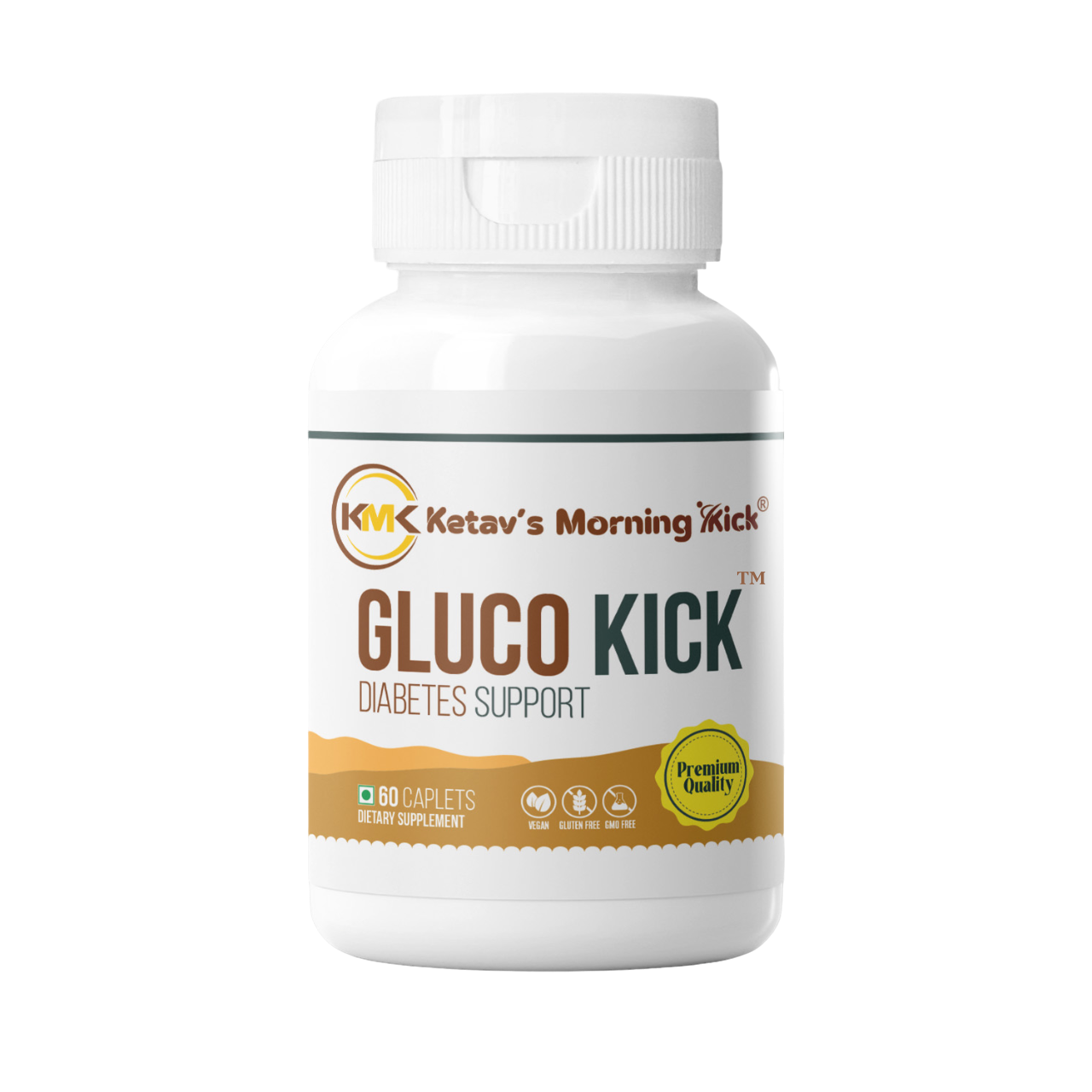 GLUCO KICK - A Safe Antidiabetic Supplement With the Goodness of Shilajit & Berberis