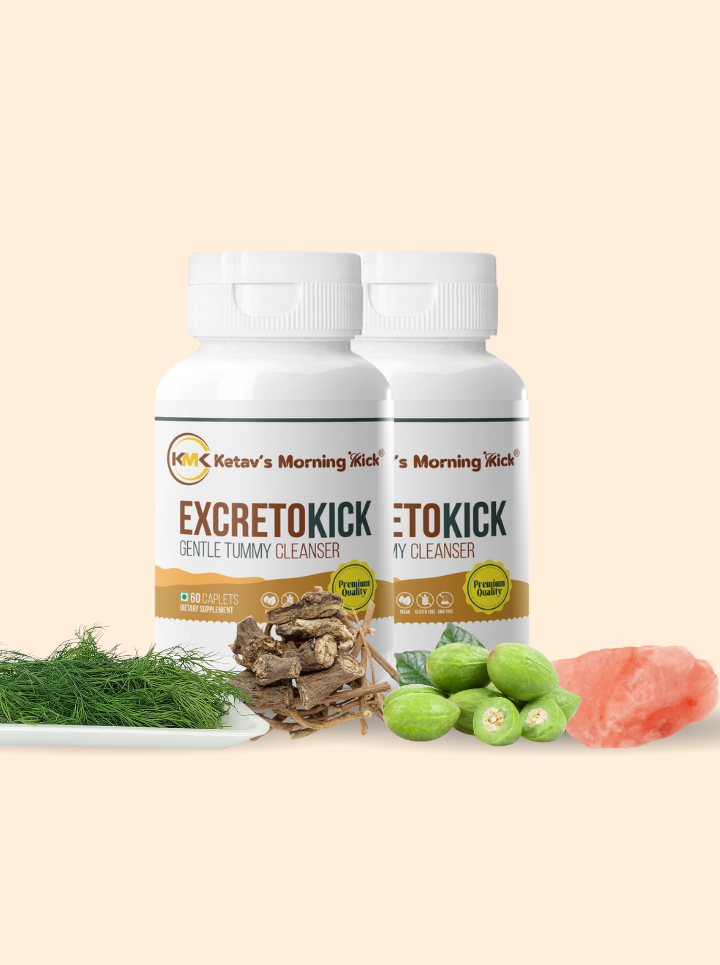 EXCRETOKICK - This Constipation supplement is gentle Tummy cleanser and safe