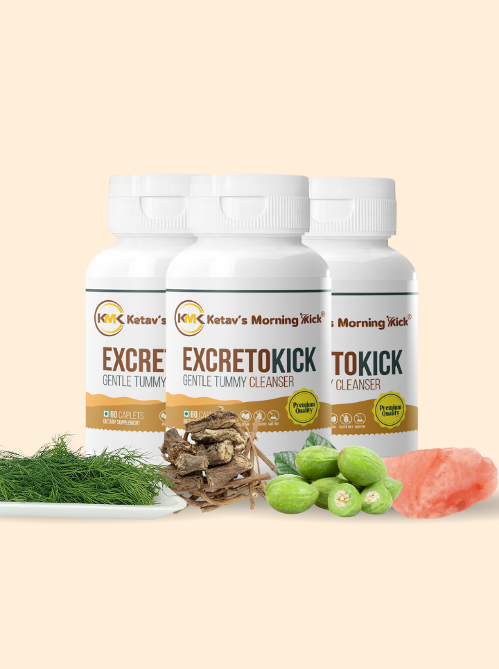 EXCRETOKICK - This Constipation supplement is gentle Tummy cleanser and safe