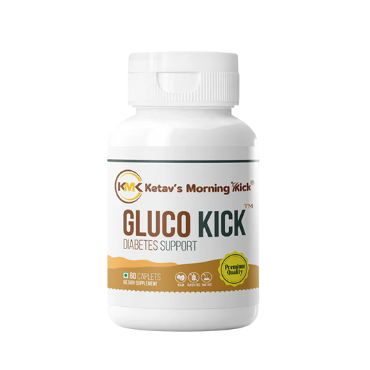 GLUCO KICK - A Safe Antidiabetic Supplement With the Goodness of Shilajit & Berberis