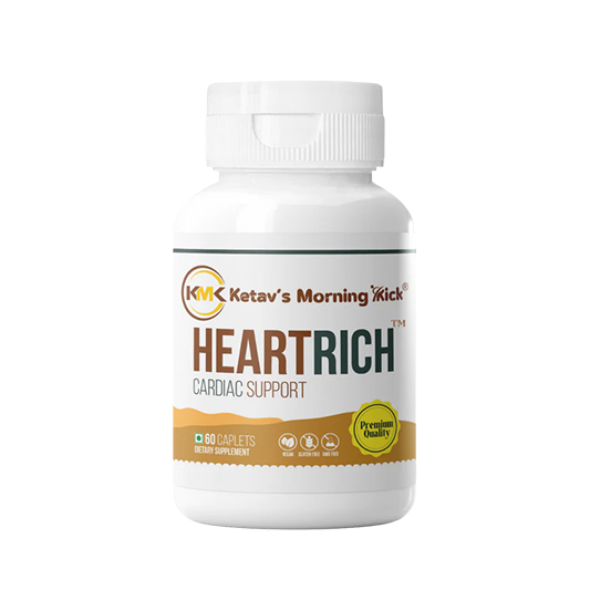 HEARTRICH - Cardiac support Supplement with CoQ 10 Calcium & Magnesium