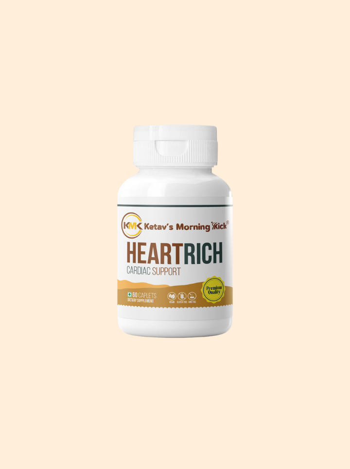 HEARTRICH - Cardiac support Supplement with CoQ 10 Calcium & Magnesium