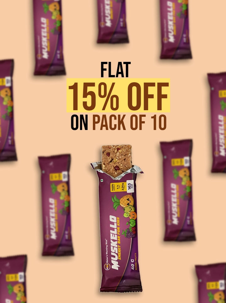 Muskello Energy Bar (Multigrain, Mixed Fruit Bar – Kids Bar)