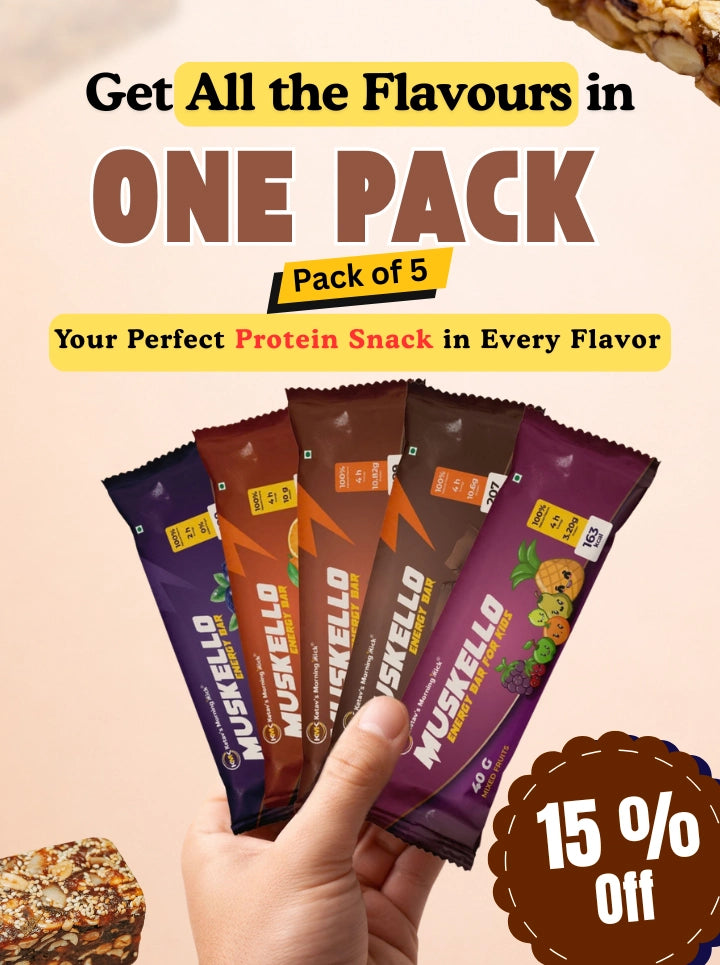 Muskello Energy Bars – One Pack, All the Flavours