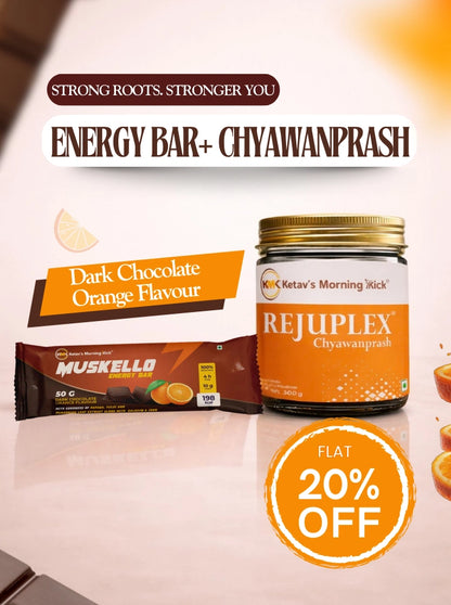 Chyawnparash + Energy bar pack of 10