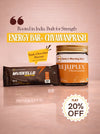Ketav's Morning Kick Muskello Dark Chocolate Energy Bar and Rejuplex Chyawanprash combo - flat 20% off, 'Rooted in India, Built for Strength'