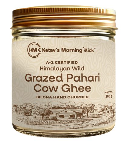 Himalayan Wild Grazed Pahari Cow Ghee A2 Certified.