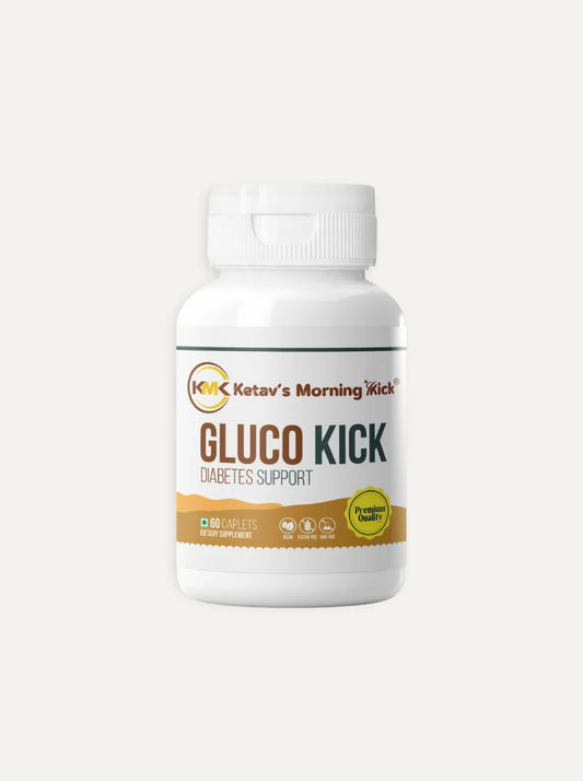 GLUCO KICK - A Safe Antidiabetic Supplement With the Goodness of Shilajit & Berberis