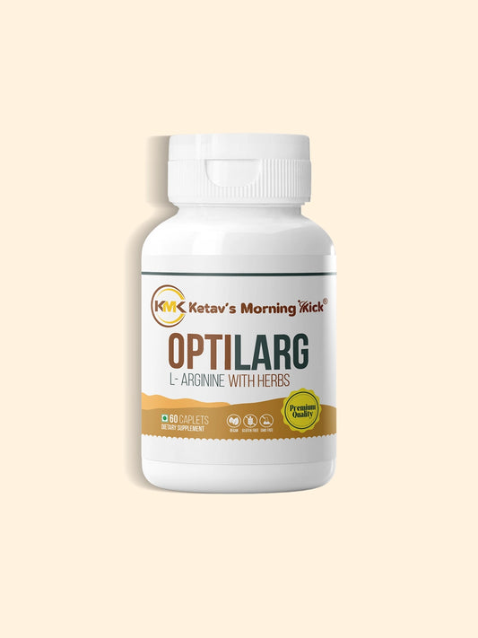 OPTILARG - L- Arginine Supplement With Rejuvenating herbs Ginseng, Gingko and Ashwagandha
