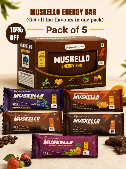 Muskello Energy Bars – One Pack, All the Flavours